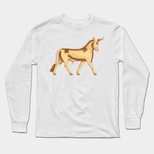 Gold Bull of Ishtar gate Long Sleeve T-Shirt